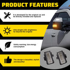 LED Side Mirror Light Switchback for Ford Super Duty F250 F350 F450 F550 (2017–2023)