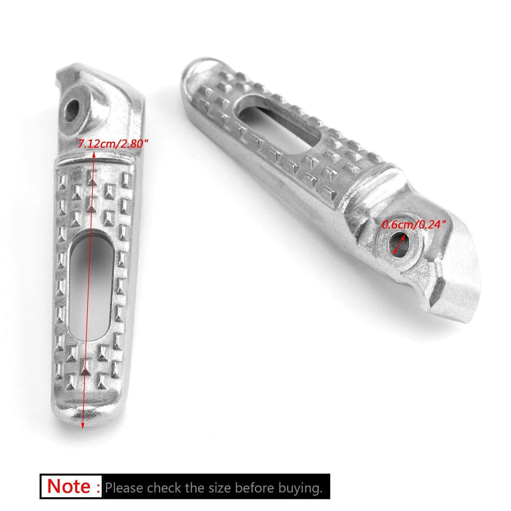 Rear Foot Peg Footrest for Honda CB1000R CBR600RR CBR1000RR VTR1000 VTR1000S (2008–2023) Silver