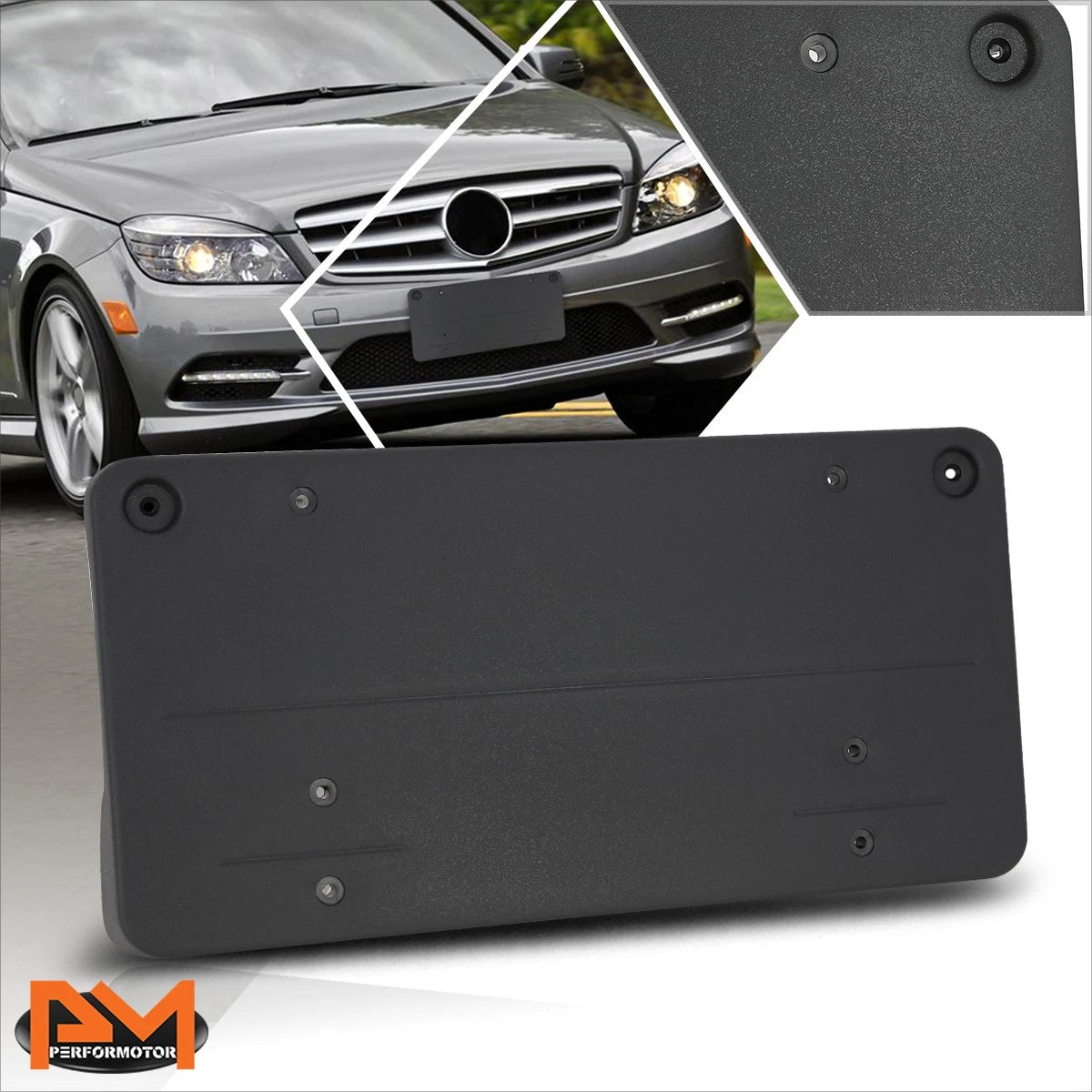 License Plate Tag Mounting Bracket for Mercedes-Benz C230/C250/C300/C350 (2008–2011)