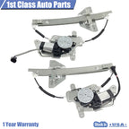 2PC Power Window Motor with Regulator for Pontiac Oldsmobile (1999–2005)