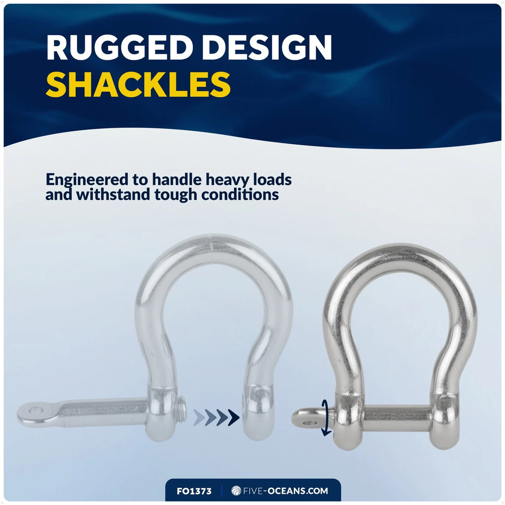 7/8" Screw Pin Anchor Shackles for (AISI316 Stainless Steel)