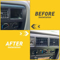 2X Front Air Vent Center Dash AC Grille Trim for Toyota Tacoma (1996–2002)