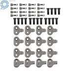 16PCS 2" Bolts Stump Grinder Teeth Kit for Vermeer SC362 SC252 SC292 (2010–2023)