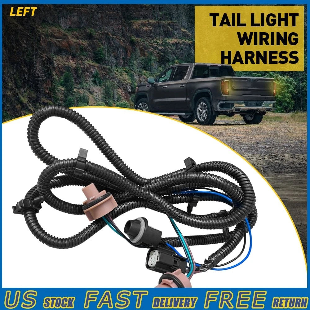 Tail Light Wiring Harness for GMC Sierra (2016–2019)