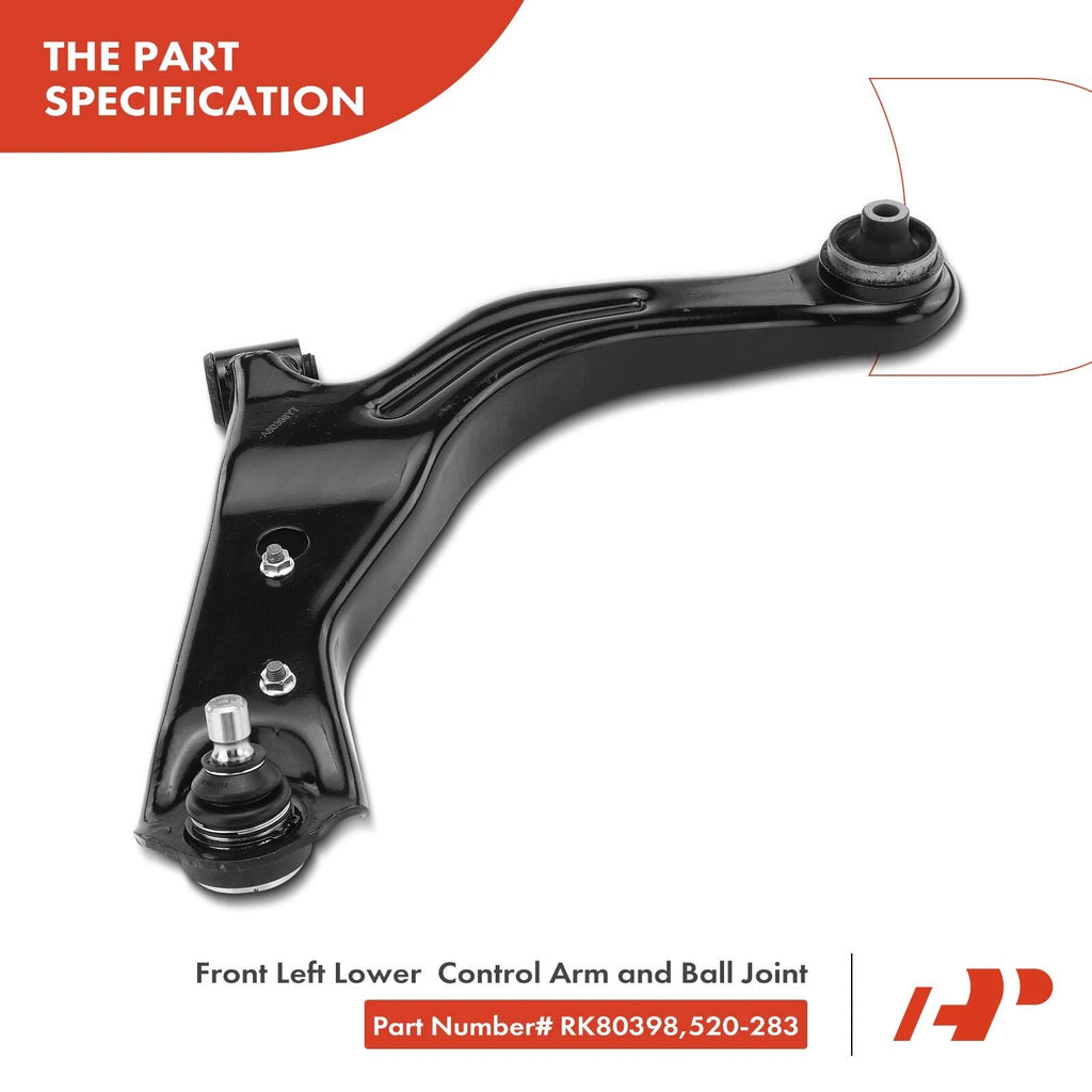 Front Left Lower Control Arm with Ball Joint for Ford Escape (2001-2004)
