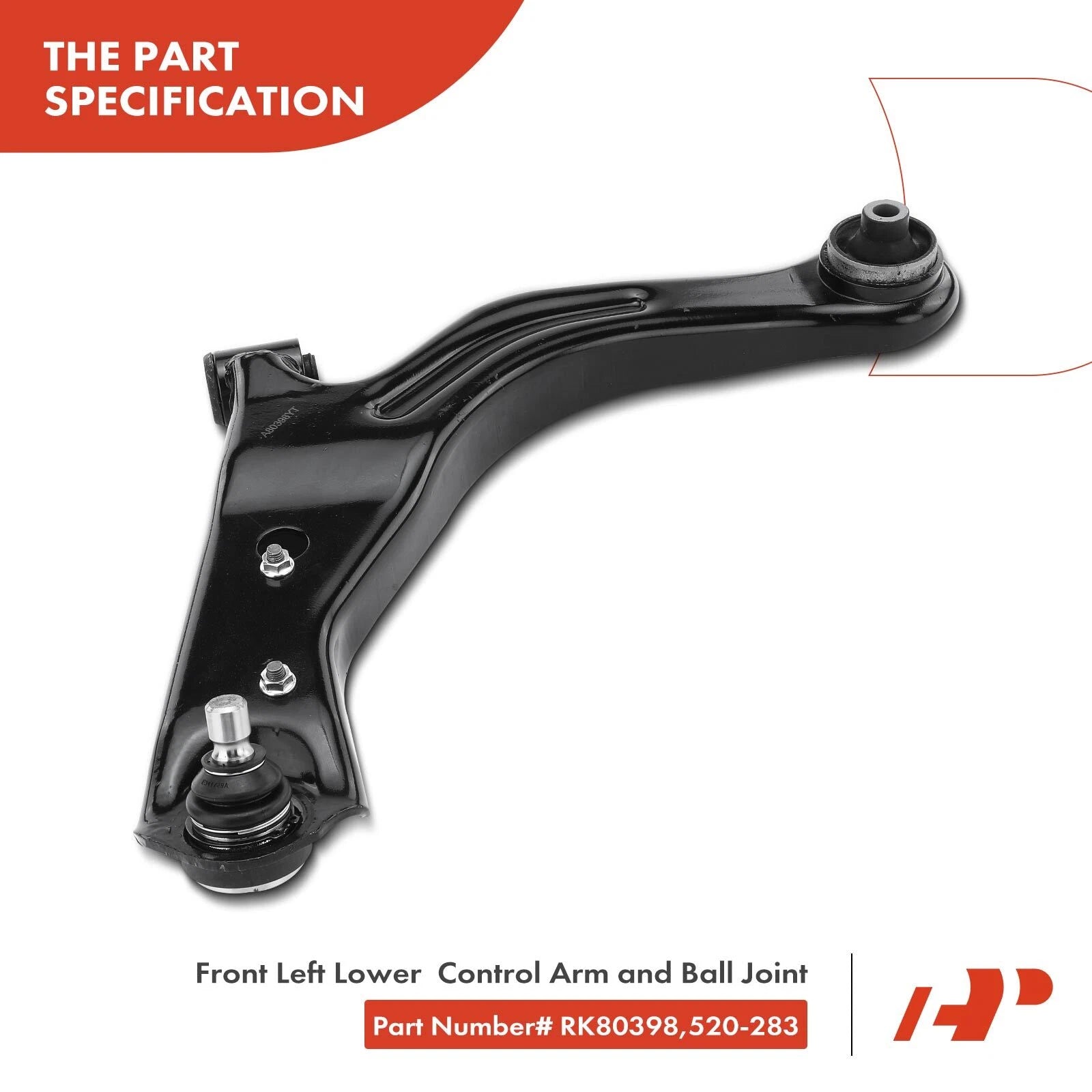 Front Left Lower Control Arm with Ball Joint for Ford Escape (2001-2004)