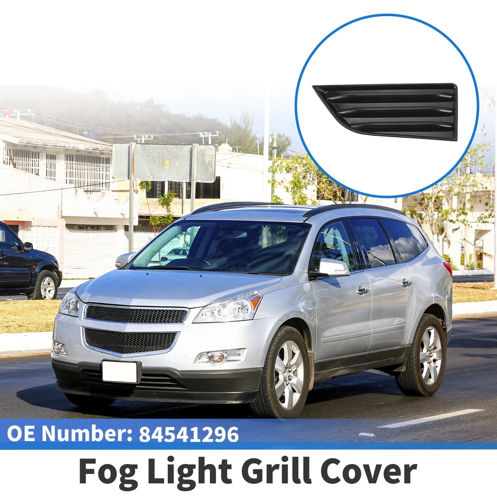 1 Pc Fog Light Grill for Chevrolet Traverse (2022–2023) No. 84541296