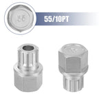 Anti Theft Wheel Lock Key Lug Nut Screw Removal Key for VW Audi (55/10PT)