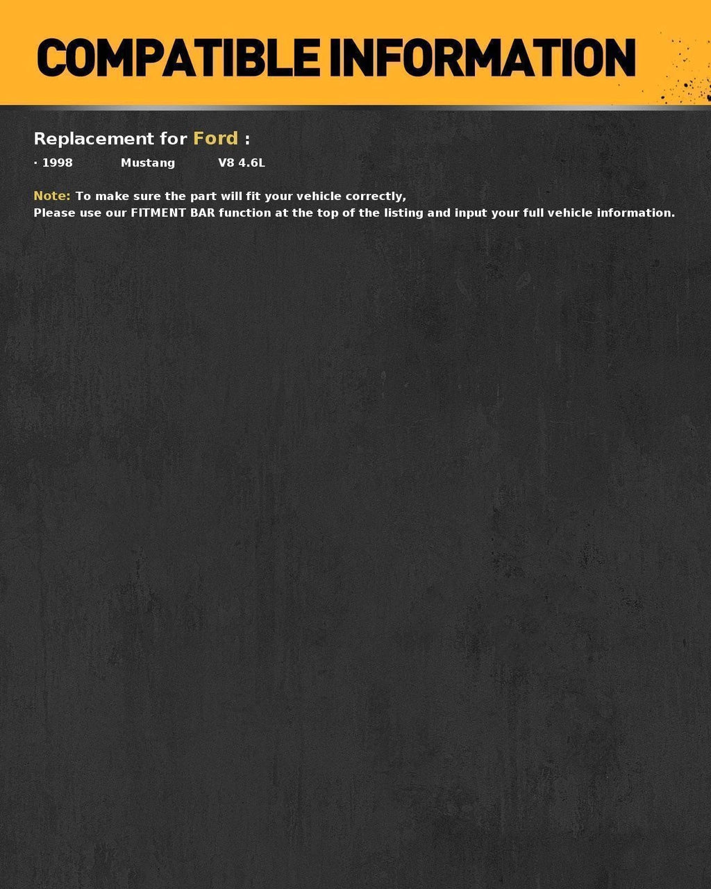 Fuel Pump Assembly for 98 Ford Mustang V8 4.6L (1998–1998)
