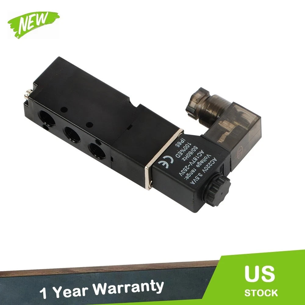 5 Way Directional Control Solenoid Valve for Electric Systems (24V DC)