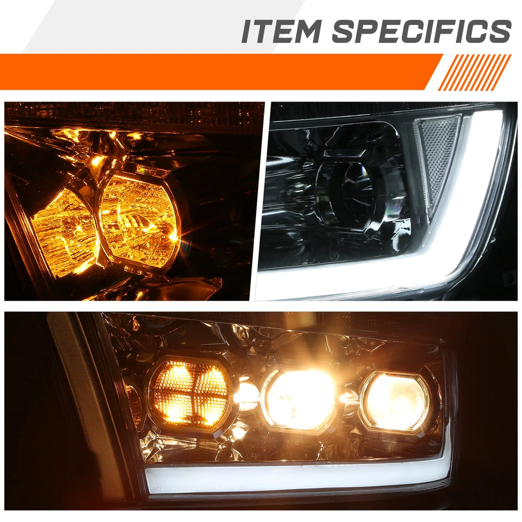 Chrome Tail Lights Assemblies for Ford Explorer Police SUV (2016–2019)