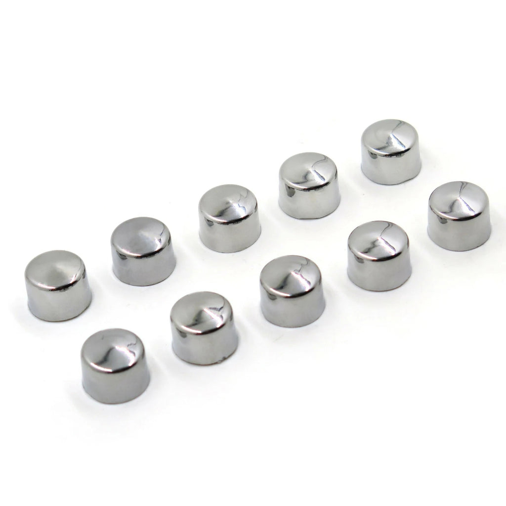 10pcs Chrome Allen Socket Bolt Cap Dress Kit for Harley