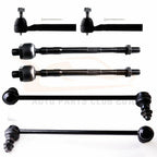 Set of 6 Front Sway Bar Links & Tie Rods for Nissan Murano (2005–2007)