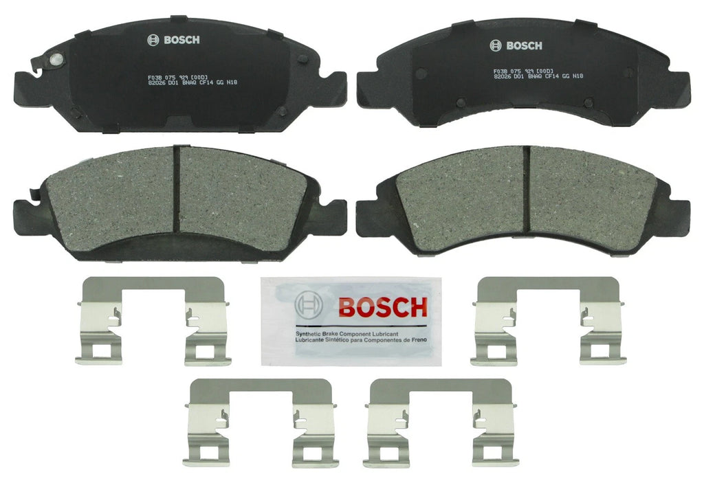 Front Brake Kit 330mm Disc Rotors & Bosch Ceramic Pads for Cadillac Chevy GMC