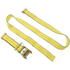 8pcs E Track Ratchet Tie Down Straps for Truck Cargo Hauler (4000LB)