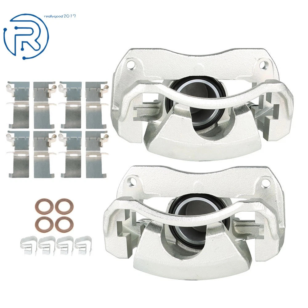 2X Front Brake Calipers with Bracket for Toyota Camry Avalon Lexus ES350 (2007–2017)