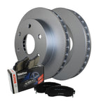 Front Brake Kit 295mm Disc Rotors & Bosch Semi-Met Pads for Cadillac Chevy GMC