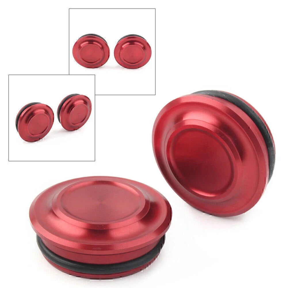 Red Aluminum Frame Hole Covers for Honda Rebel 500 CMX500 (2020-2021)