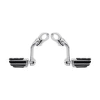 Engine Guard Highway Foot Pegs for Harley Road King, Street Glide (1.25" Bars)