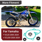 Water Pump Seal Bearing Repair Kit for Yamaha YZ125 (2005–2024)