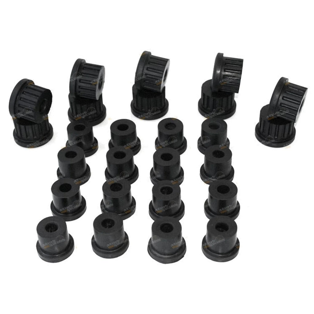 Front & Rear Rubber Leaf Spring Bush Kit for Sierra SJ410 SJ413 LJ50 LJ80