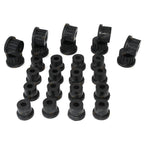Front & Rear Rubber Leaf Spring Bush Kit for Sierra SJ410 SJ413 LJ50 LJ80