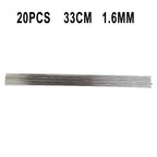 20 PCS Aluminum Welding Flux-Cored Rods 1.6MM for UK Models