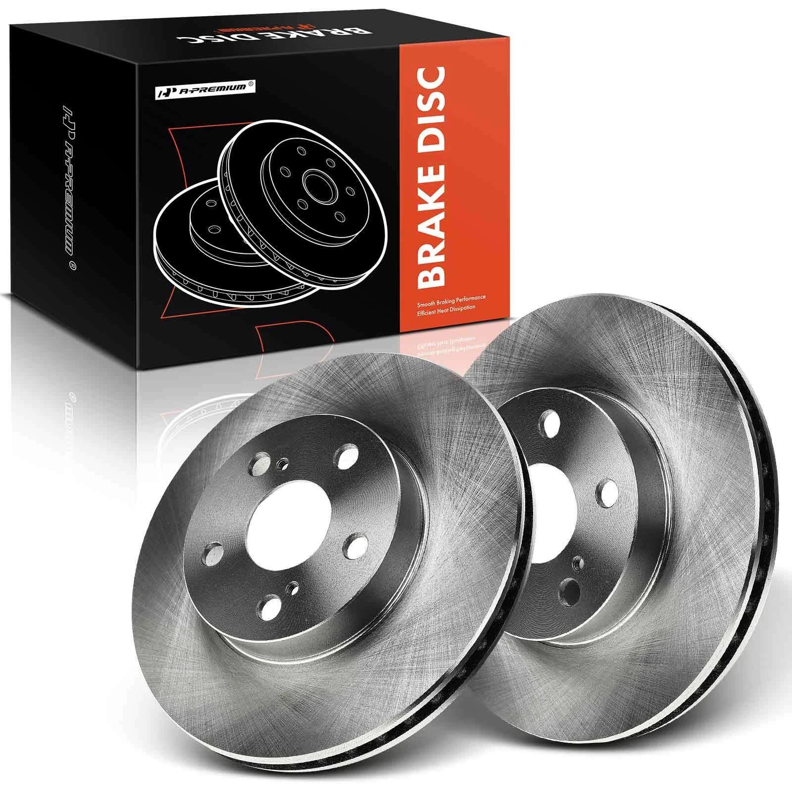 Front Disc Brake Rotors for Toyota Prius (2004â2009)
