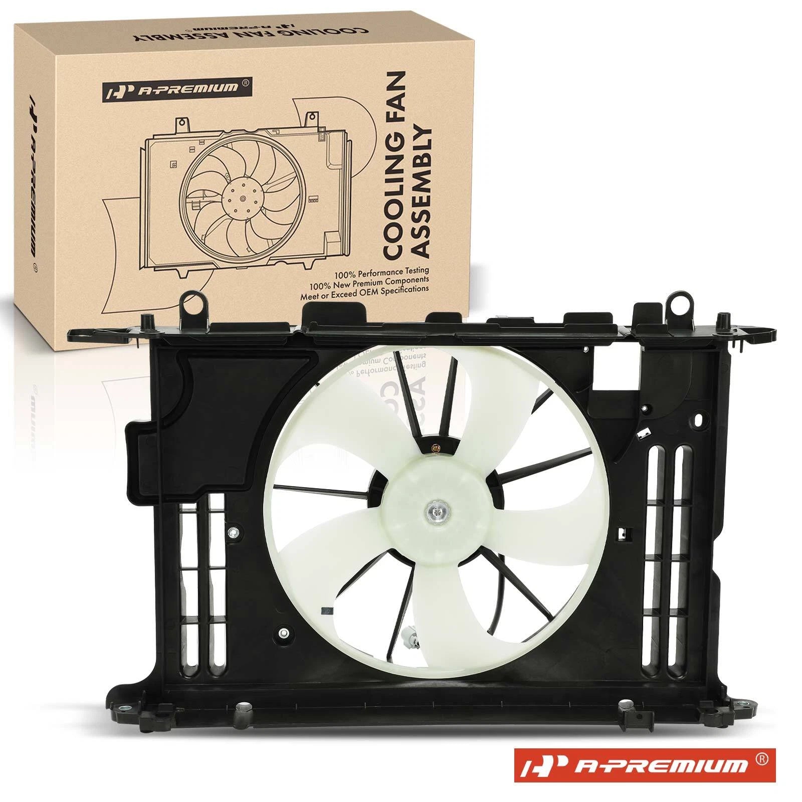 Cooling Fan Assembly with Shroud for Toyota Corolla & Matrix (2009–2014)