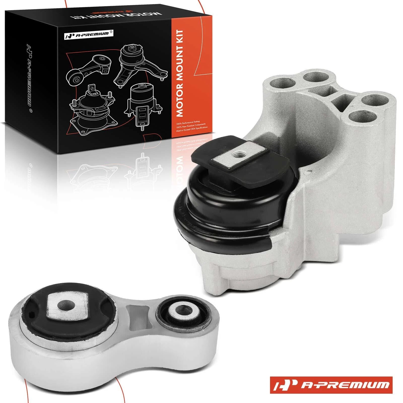 2X Front Engine Mount & Torque Strut Mount for Ford Fusion (2010–2012)