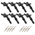 Set of 8 Ignition Coils & Spark Plugs for Ford F-150 F-250 F-350 (1997–2008)