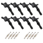 Set of 8 Ignition Coils & Spark Plugs for Ford F-150 F-250 F-350 (1997–2008)