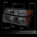 Smoked/Amber Side Headlight Bumper Lamps for Colorado Canyon (2004–2012)