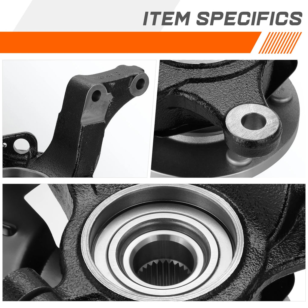 Front Left Loaded Knuckle for Ford Escape/Tribute/Mariner (2001–2012)
