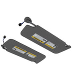 1 Pair Light Gray Sun Visor for Honda Pilot (2017–2021) Ridgeline (2018–2020)