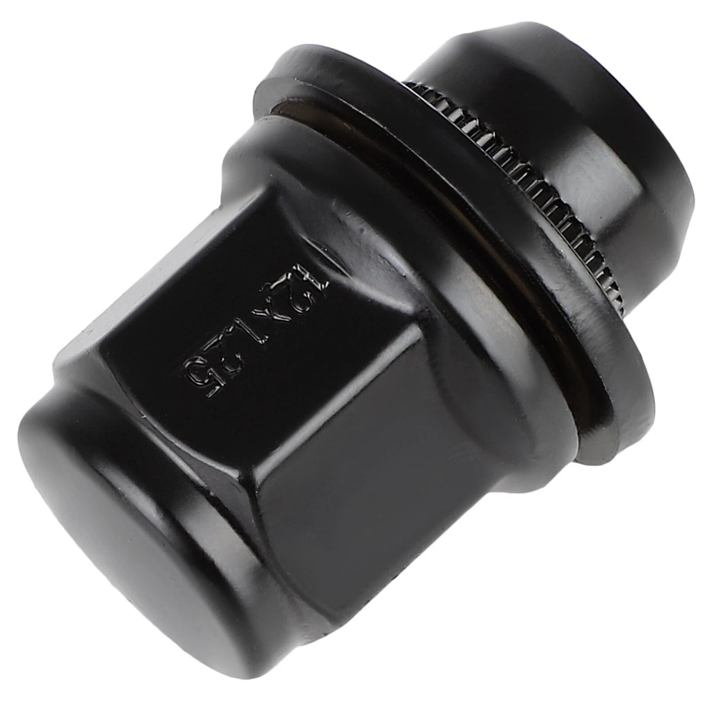 Set of 20 Bulge Acorn Lug Nuts 12x1.25 Black for Infiniti Q50