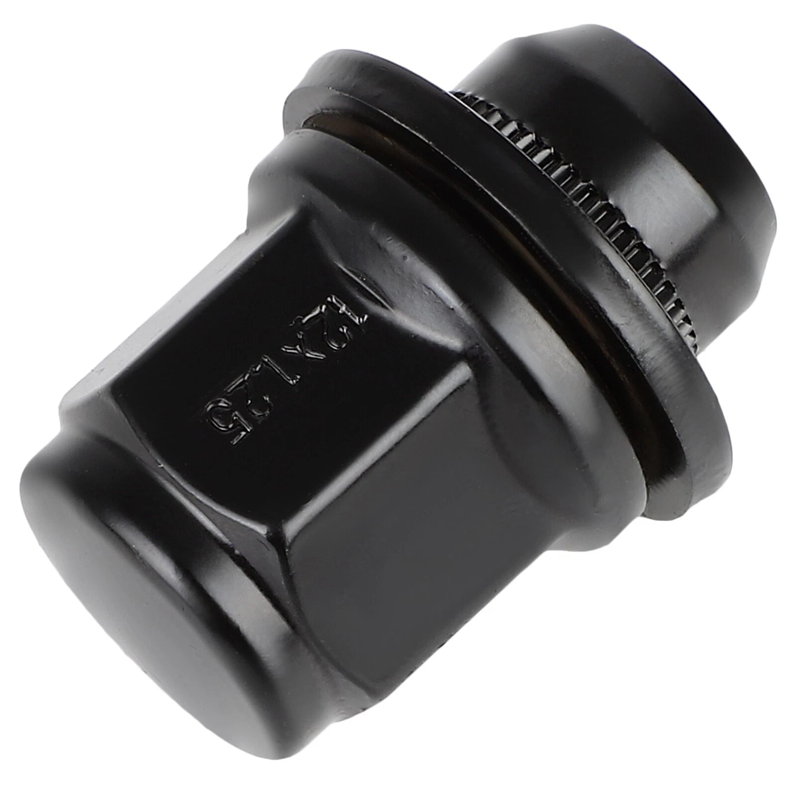 Set of 20 Bulge Acorn Lug Nuts 12x1.25 Black for Infiniti Q50