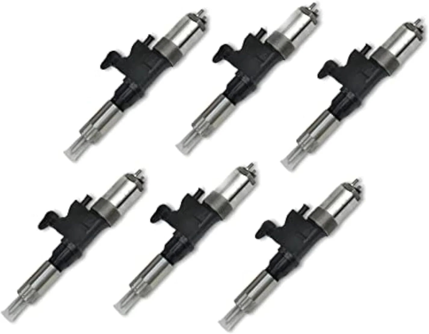 6PCS Fuel Injector 095000-0165 095000-0166 for Isuzu 6HK1 6TE1 (–)