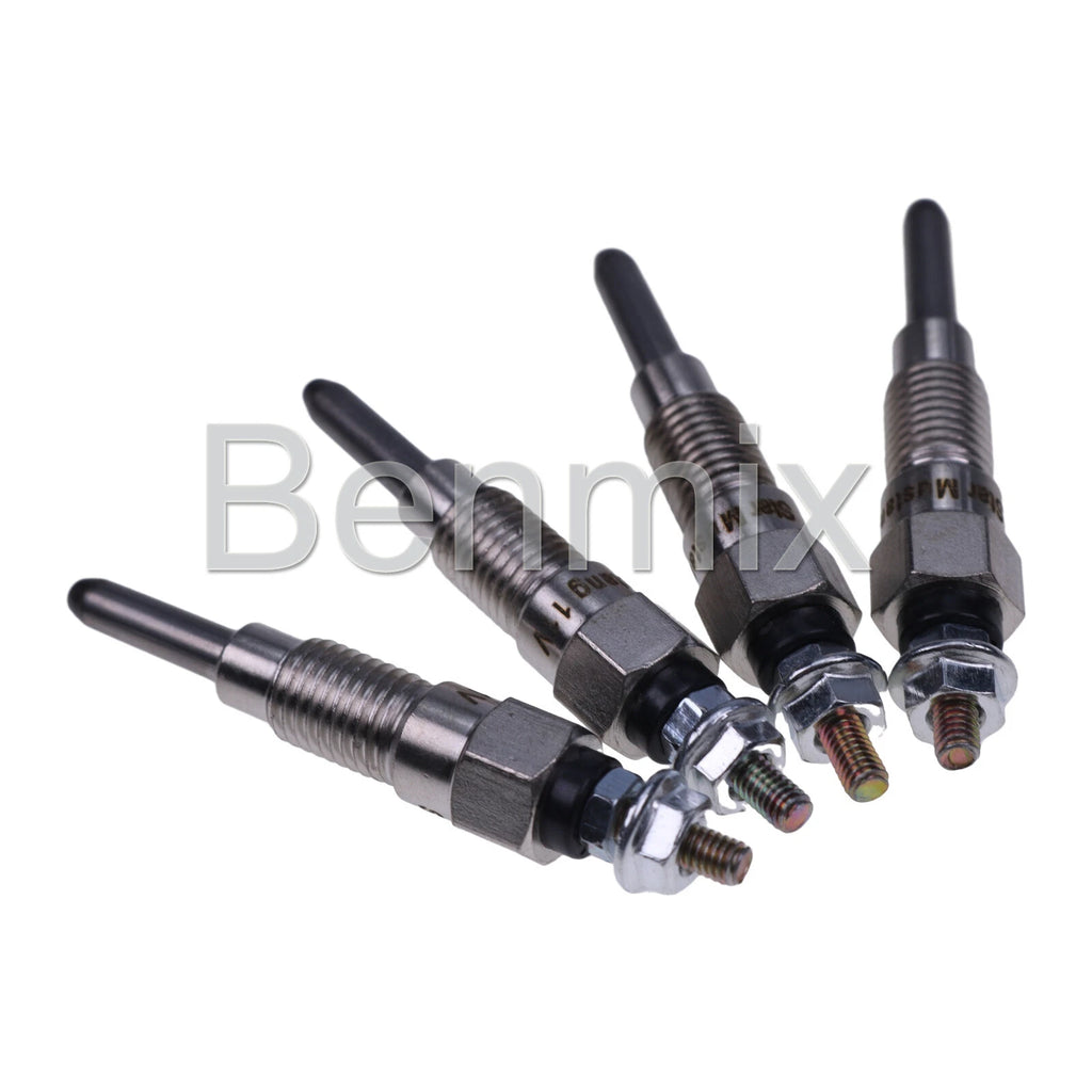 Set of 4 Glow Plugs 11065-T8203 for Nissan Patrol (1979–1988) 2.3 D 3.2 TD