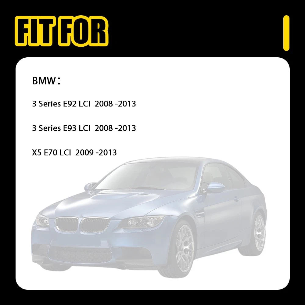 2x LED Headlight DRL Module for BMW 3 Series E92 E93 X5 E70 (2007–2013)
