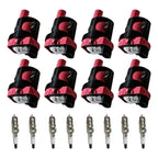Set of 8 Ignition Coils & Iridium Spark Plugs for Chevrolet Express Silverado