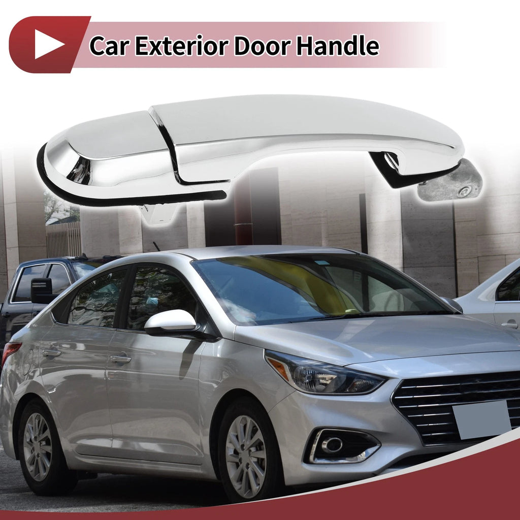 Car Door Handle Grip for Hyundai Tucson (2016–2023) No. 826602E010 Silver Tone