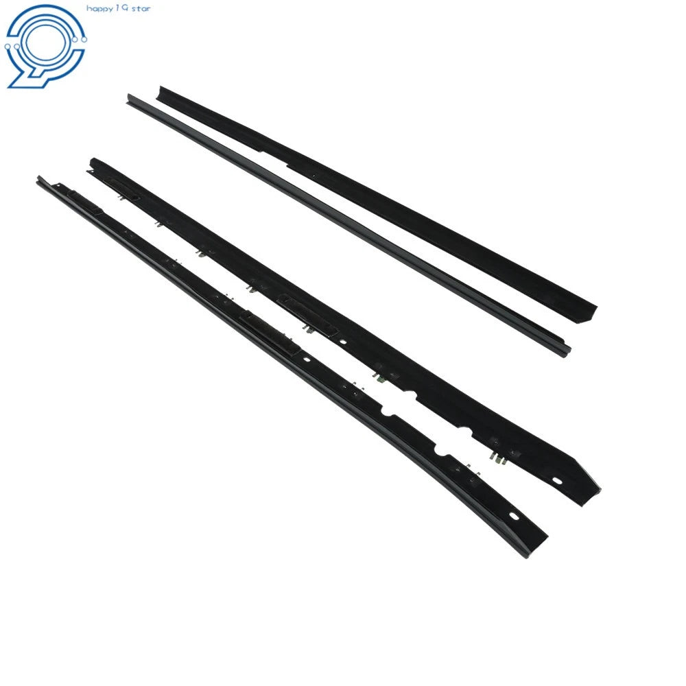 Set of 4 Window Sweep Weatherstrip Felt Seals for Chevrolet Corvette (1984–1989)