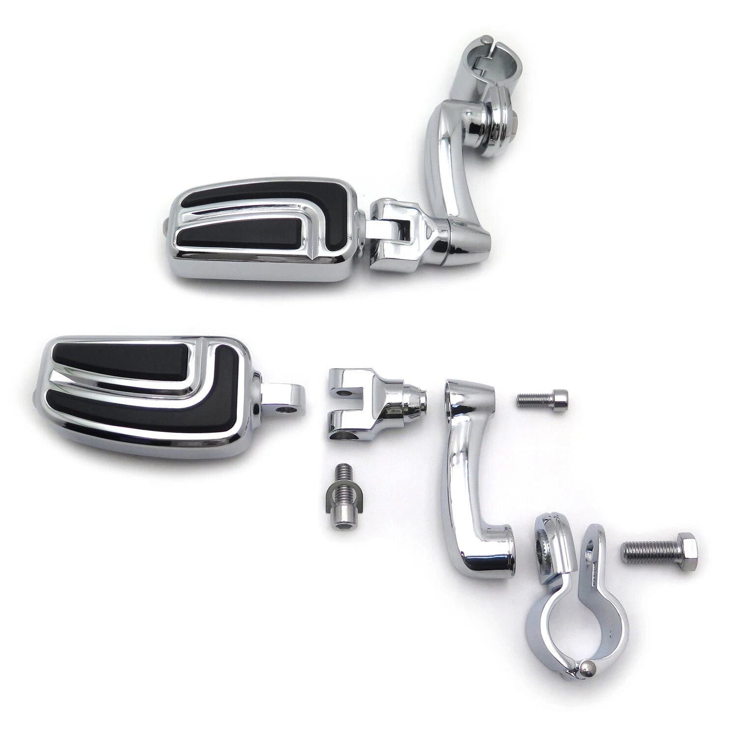 Airflow Arched Foot Peg Kit 1.25" for Honda Shadow, Harley Road King