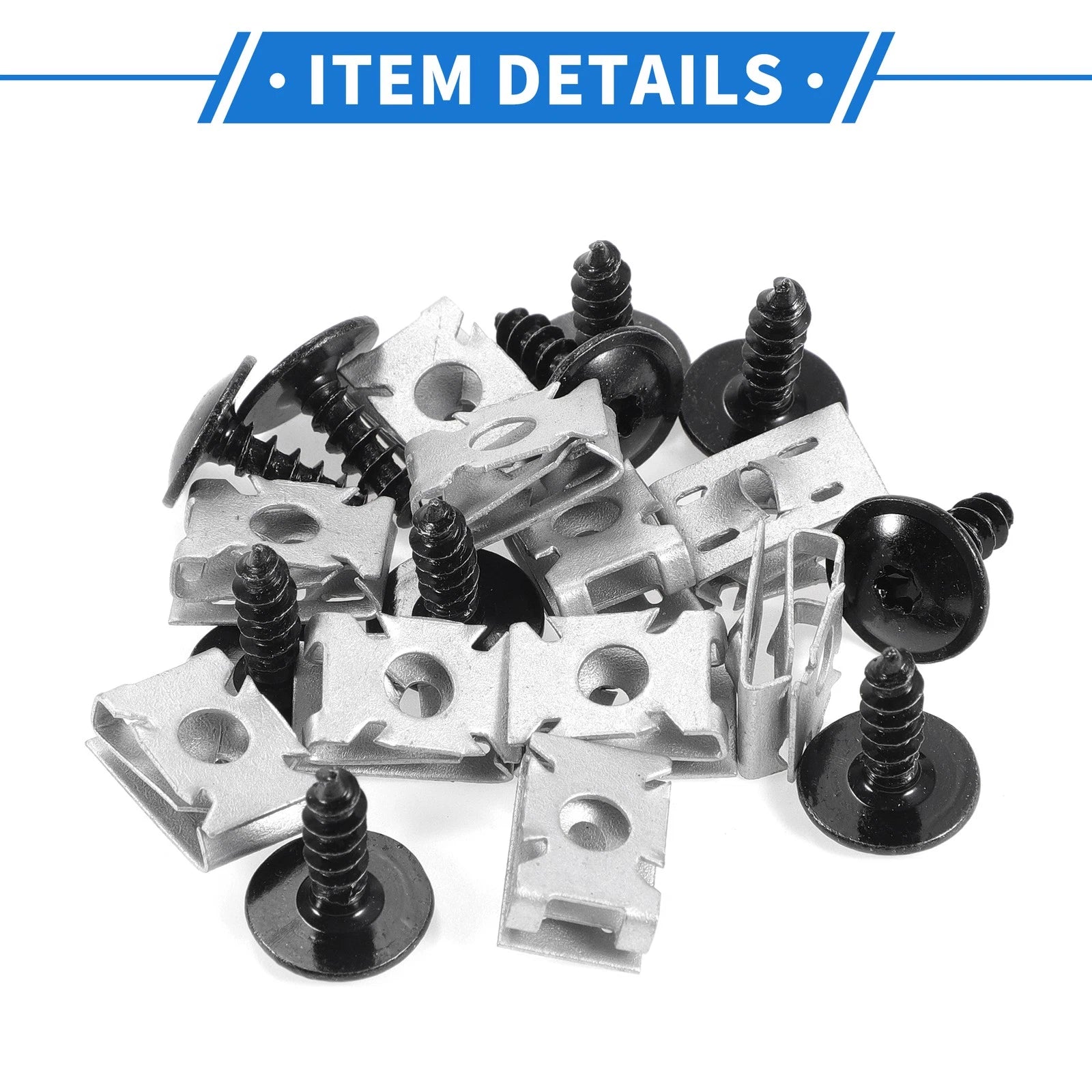 Set of 10 Fender Liner Splash Shield Bumper Cover Screws for VW Alltrack (2017–2019)