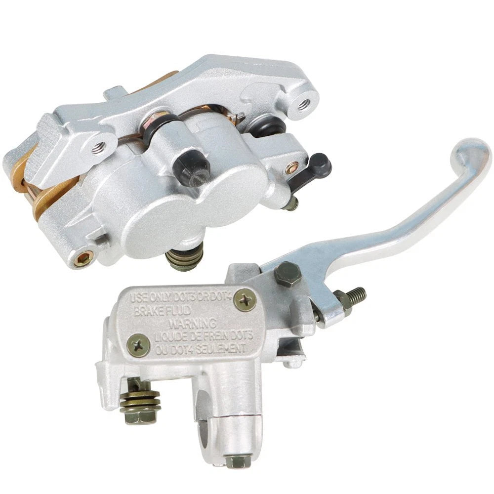 Front Master Cylinder Lever + Brake Caliper for Honda CR125R 250R CRF250X 450X (2000–2023)