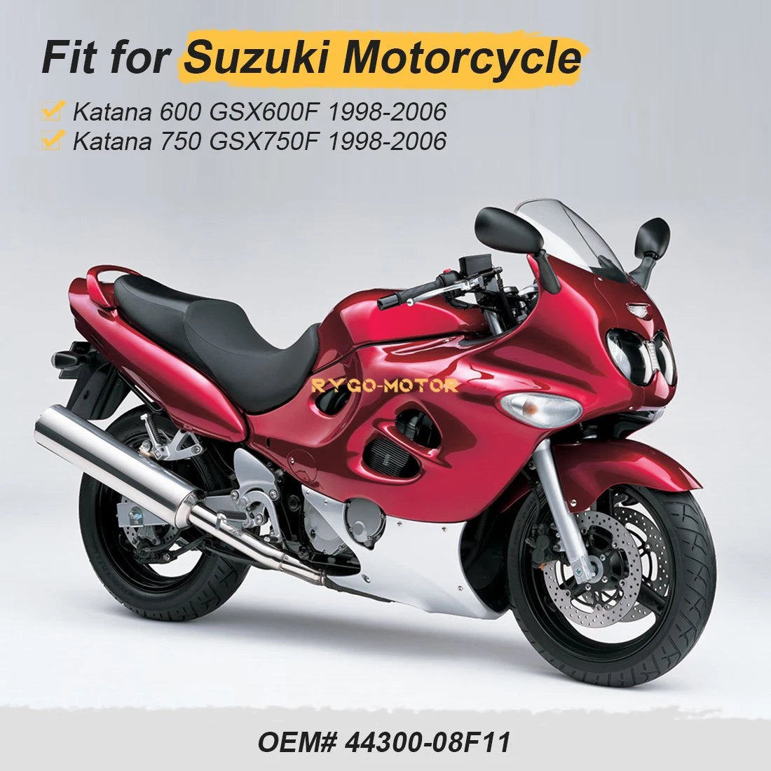 Fuel Petcock for Suzuki GSX600 GSX750 F Katana (1998–2006)