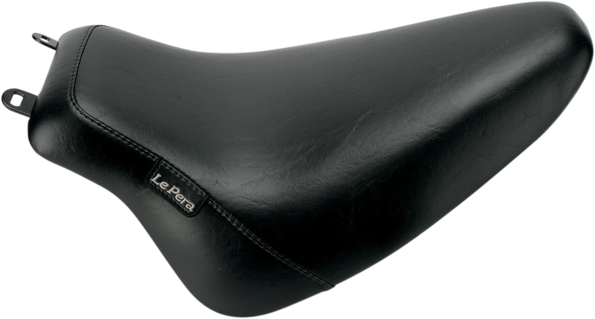 Bare Bones Solo Seat for Harley FL (2008–2017) LXE-007, Smooth Black