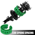2pcs Green Coil Spring Rubber Buffer for Ford Chevy (Universal D Type)