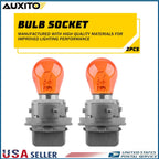2X Turn Signal Lamp Bulb & Holder Socket for Hyundai Elantra GT Veloster (2013–2017)